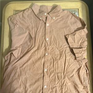 Express Men's Casual Button-Down Shirt - Tan